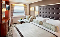 Crystal Serenity Deluxe Stateroom with Large Picture Window