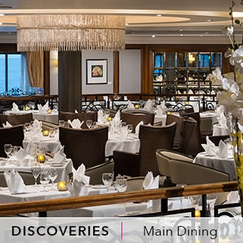 Azamara Desire cruise - Discoverie Restaurant