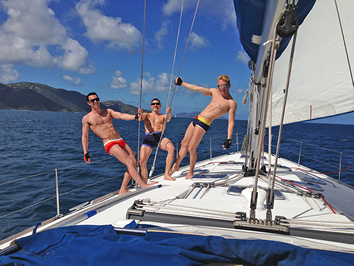 Gay Ibiza sailing cruise