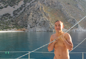 Amalfi Coast clothing optional gay sailing cruise