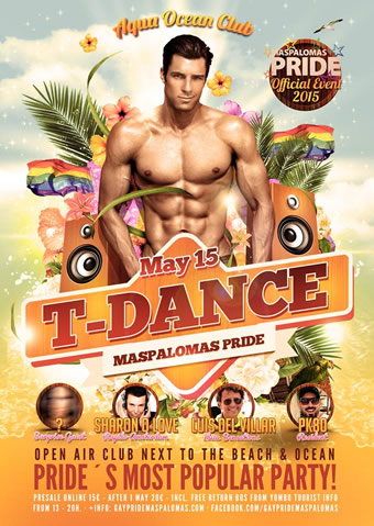 Maspalomas Gay Pride 2015 T-Dance at Aqua Ocean Club