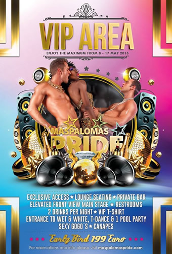 Maspalomas Gay Pride 2015 VIP Area
