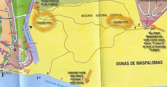 Gay Dunes Map