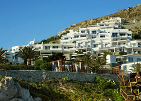 Mykonos gay holiday accommodation Santa Marina Resort Hotel and Villas