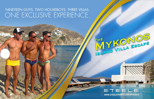Steele Luxury Gay Travel Mykonos Island Villa Escape