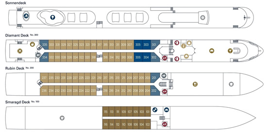 Viva Moments Deck Plan