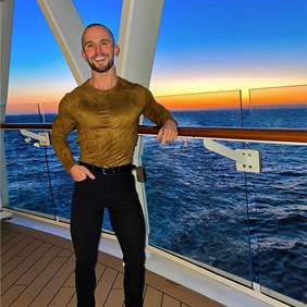 Transatlantic gay cruise sea day