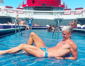 Virgin Med gay cruise sea day