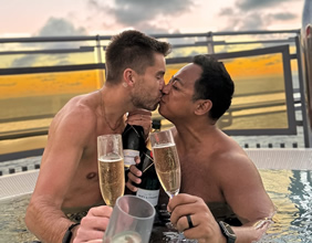 Virgin gay cruise sea day
