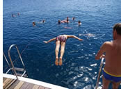 Croatia gay cruise swim stop
