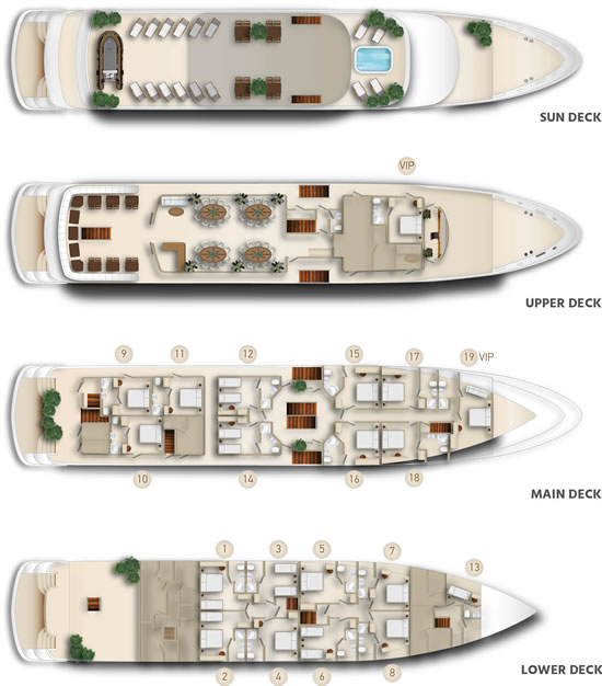 Zeus Deck Plan