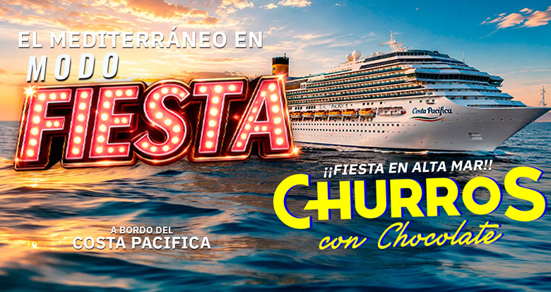 Churros con Chocolate Mediterranean Gay Cruise 2026