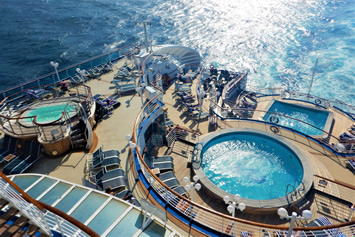 Sapphire Princess aft pools