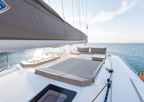 Saba 50 Catamaran deck