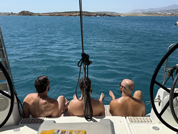 Cyclades gay men sailing