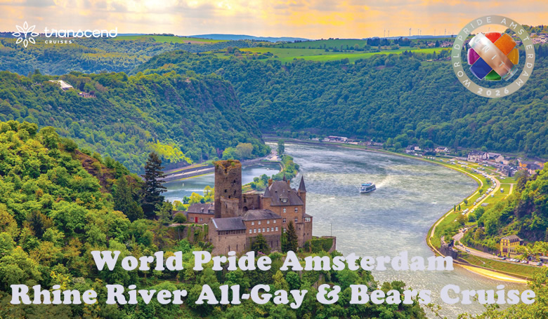 World Pride Amsterdam Rhine River Gay & Bears Cruise 2026