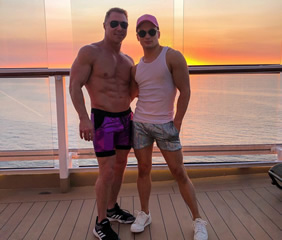 Celebrity Mediterranean gay cruise sea day