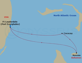 Big Gay Caribbean cruise map