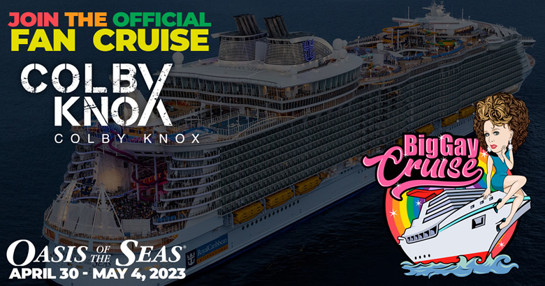 Colby Knox Gay Fan Caribbean Cruise 2023