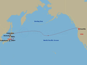 Pacific Crossing gay cruise map