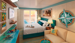 Extended Balcony stateroom