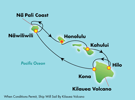 Hawaii gay cruise map