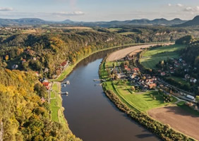 Elbe river scenic cruise