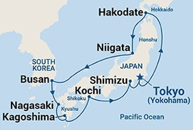 Japan gay cruise map