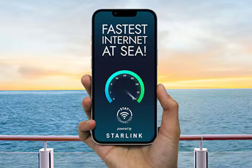Fastest internet at sea