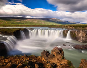 Iceland gay cruise - Godafoss Waterfall
