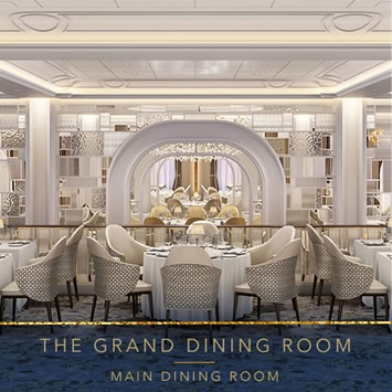 Oceania Riviera Grand Dining Room
