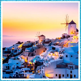 Greek Islands nude cruise - Santorini