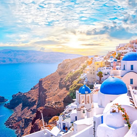 Greek Islands nude cruise - Santorini