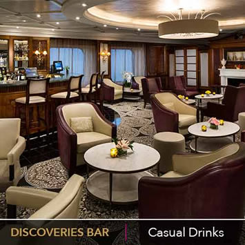 Azamara Desire cruise - Discoveries bar