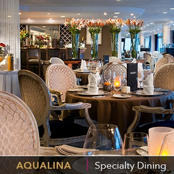 Desire Azamara cruise Aqualina Restaurant