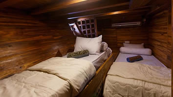 Flores gay cruise ship lower deck cabin