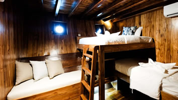Flores deluxe gay cruise ship lower deck cabin