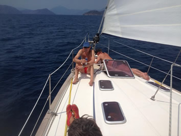 Gay sailing Greece