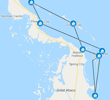 Bahamas nude gay sailing cruise map