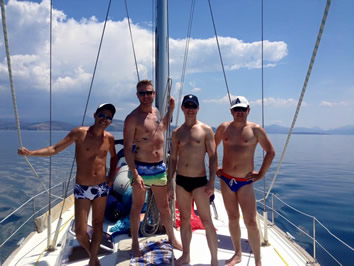 Greece gay sailing cruise