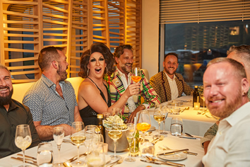 Adriatic gay cruise dining