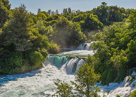 Adriatic gay cruise - Krka Waterfalls