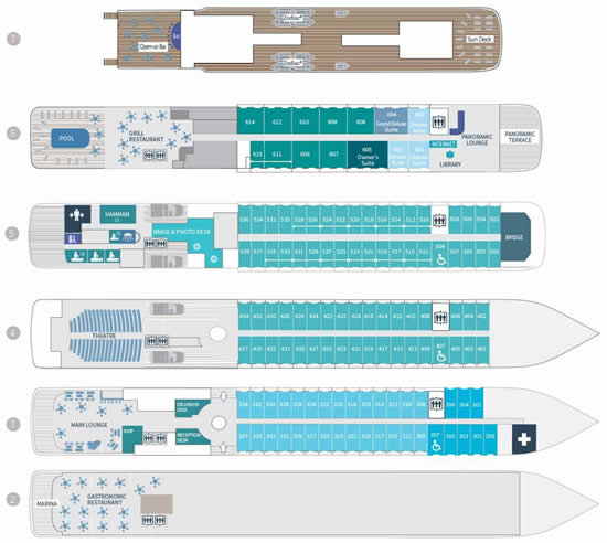 Le Lyrial deck plans