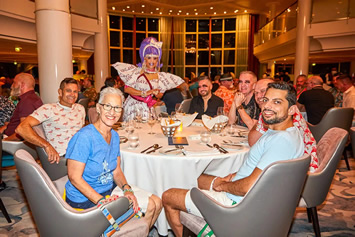 Caribbean gay cruise dining