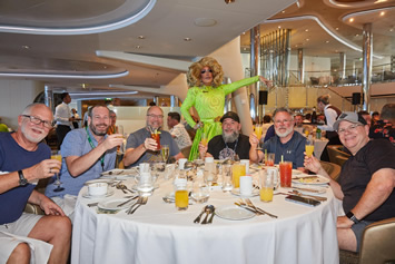 Vacaya Caribbean gay cruise meals