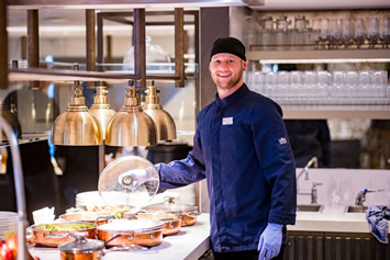 Transcend gay cruise dining