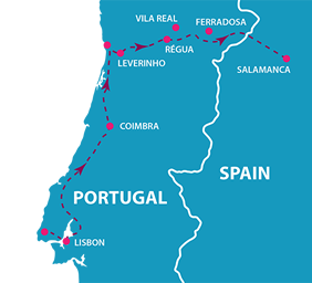 Douro River Gay Cruise 2020 map