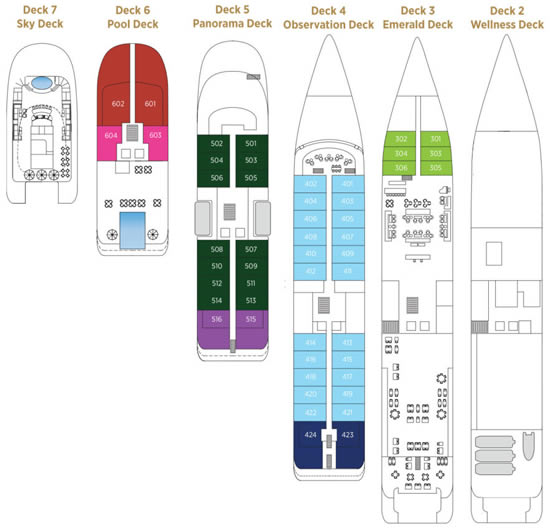 Emerald Kaia deck plan