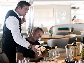 Red sea gay cruise fine dining