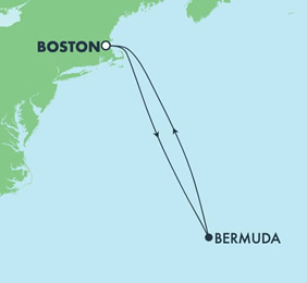 Bermuda gay cruise map